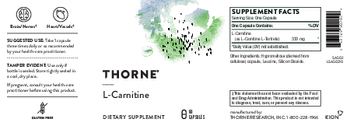 Thorne L-Carnitine - supplement