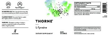 Thorne L-Tyrosine - supplement