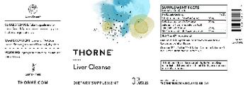 Thorne Liver Cleanse - supplement