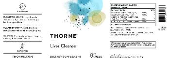 Thorne Liver Cleanse - supplement