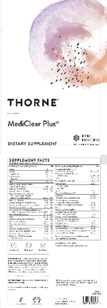 Thorne MediClear Plus - supplement