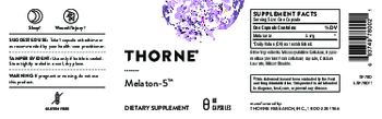 Thorne Melaton-5 - supplement
