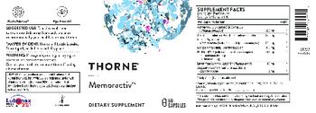 Thorne Memoractiv - supplement