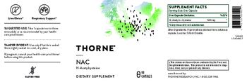 Thorne NAC - supplement