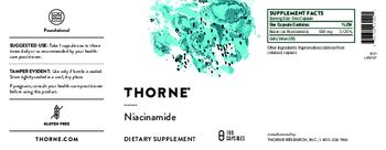 Thorne Niacinamide - supplement