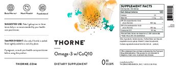 Thorne Omega-3 w/CoQ10 - supplement
