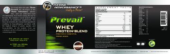 Thorne Performance Prevail Whey Protein-Blend Chocolate - supplement