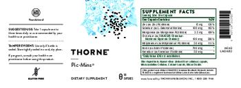 Thorne Pic-Mins - supplement