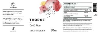 Thorne Q-10 Plus - supplement