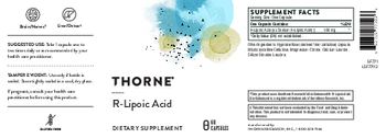 Thorne R-Lipoic Acid - supplement