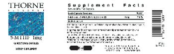 Thorne Research 5-MTHF 1 mg - supplement