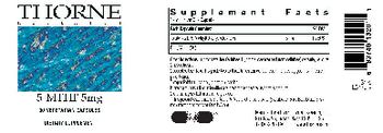 Thorne Research 5-MTHF 5 mg - supplement