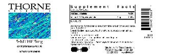 Thorne Research 5-MTHF 5 mg - supplement