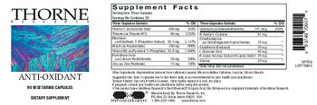Thorne Research Anti-Oxidant - supplement