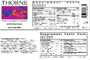 Thorne Research Basic Nutrients 2/Day - supplement