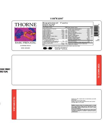 Thorne Research Basic Prenatal - supplement