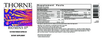 Thorne Research Biomins II - supplement