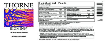 Thorne Research Biomins - supplement