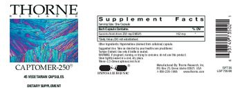 Thorne Research Captomer-250 - supplement