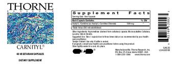 Thorne Research Carnityl - supplement