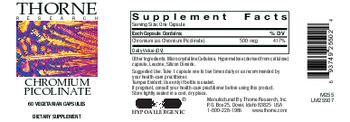 Thorne Research Chromium Picolinate - supplement