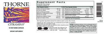 Thorne Research Citramins - supplement