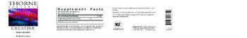 Thorne Research Creatine - supplement