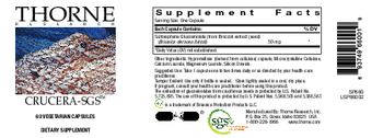 Thorne Research Crucera-SGS - supplement