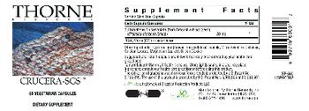 Thorne Research Crucera-SGS - supplement