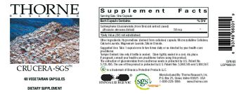 Thorne Research Crucera-SGS - supplement