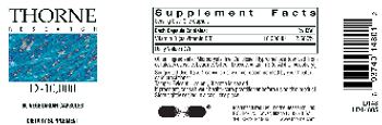 Thorne Research D-10,000 - supplement
