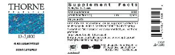 Thorne Research D-5,000 - supplement