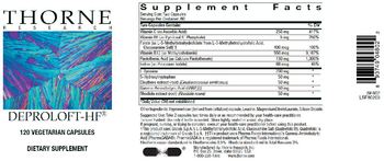 Thorne Research Deproloft-HF - supplement