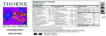 Thorne Research Extra Nutrients - supplement