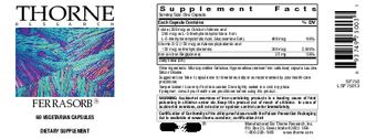 Thorne Research Ferrasorb - supplement