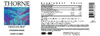Thorne Research Ferrasorb - supplement