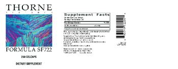 Thorne Research Formula SF722 - supplement