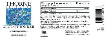 Thorne Research Glutathione-SR - supplement
