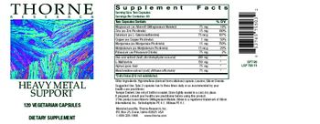Thorne Research Heavy Metal Support - supplement