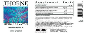 Thorne Research Herbal Laxative - supplement