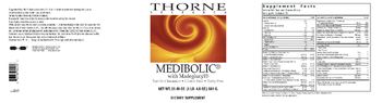Thorne Research Medibolic Vanilla Cinnamon - supplement