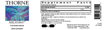 Thorne Research Melaton-5 - supplement
