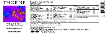 Thorne Research Meta-Fem - supplement