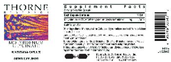 Thorne Research Molybdenum Glycinate - supplement