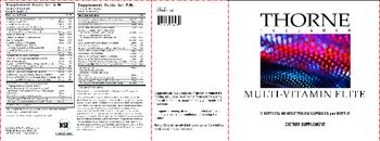Thorne Research Multi-Vitamin Elite P.M. - supplement