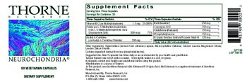 Thorne Research Neurochondria - supplement