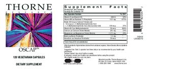 Thorne Research Oscap - supplement