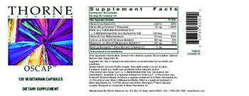 Thorne Research Oscap - supplement