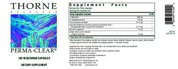 Thorne Research Perma-Clear - supplement