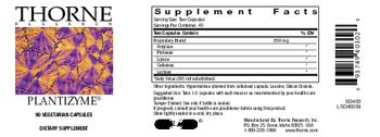 Thorne Research Plantizyme - supplement